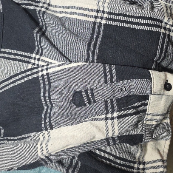 Fashion Nova Men Black and Gray Plaid Jacket - Picture 5 of 6